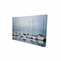 Fondo 12 x 18 in. Boats At The Dock 2-Print on Canvas FO2788649